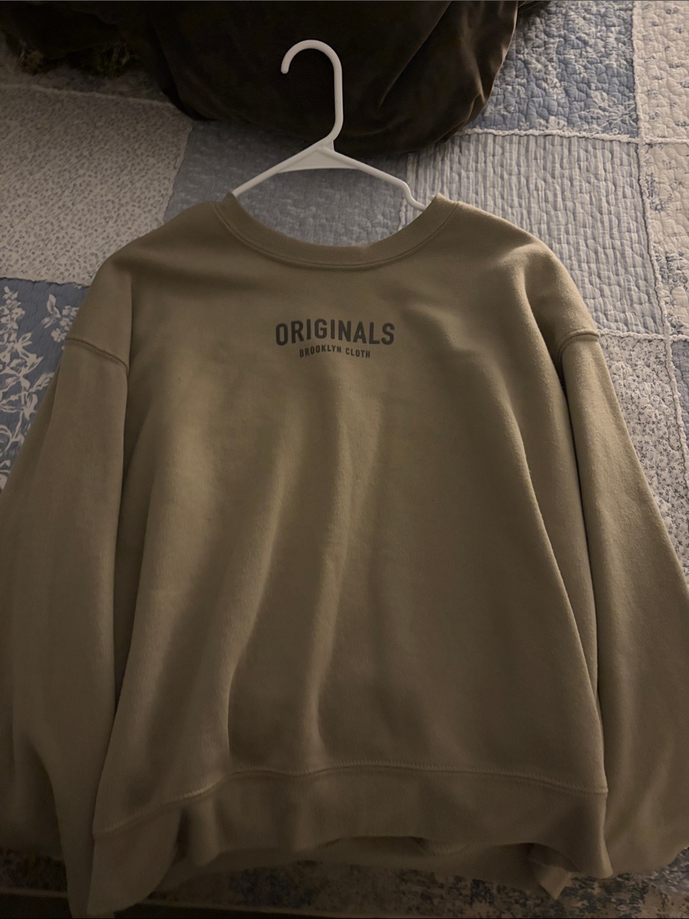 Original Use "Originals" Olive Green Crewneck Sweater